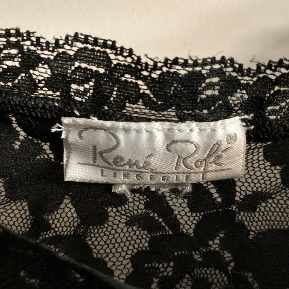 Lovely Black Lace René Rofé Camisole M/L - Picture 7 of 7